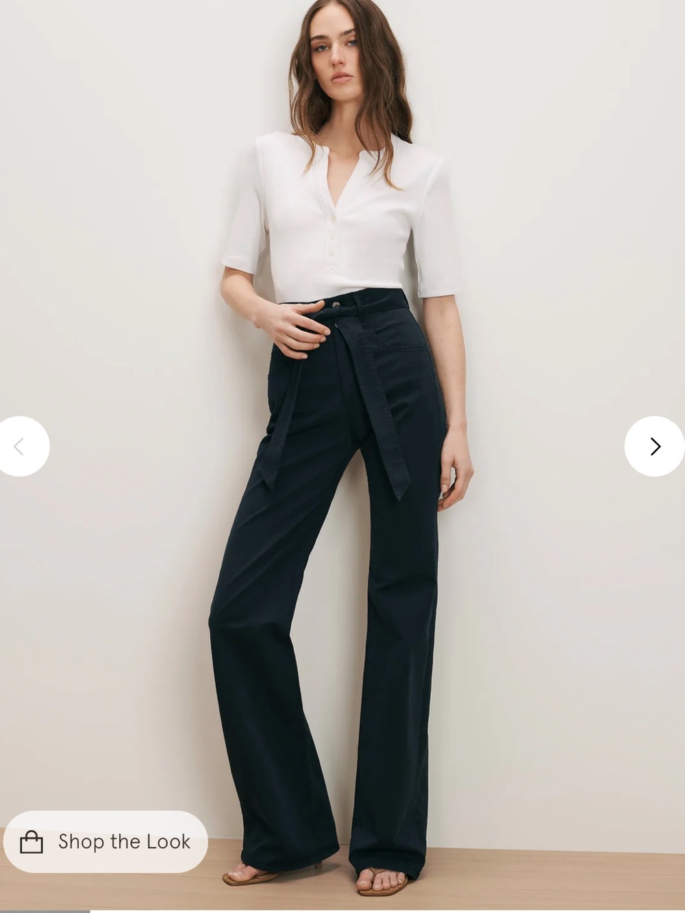 Veronica Beard Rosanna Wide leg pant NWT